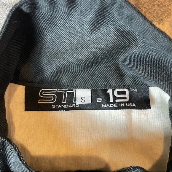 Simpson Black Bomber Jacket with White Accents - Picture 5 of 7